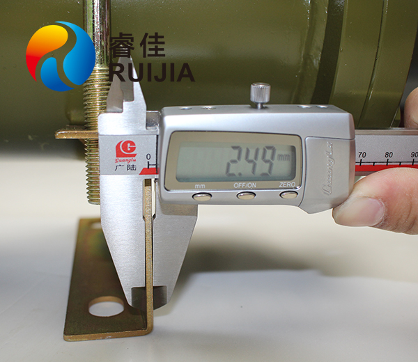 管殼式換熱器OR-250底座厚度測(cè)量圖